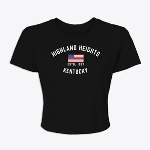 Highland Heights Kentucky Patriot Women's Crop Top