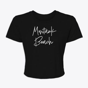 Montauk Beach New York Freestyle Women's Crop Top