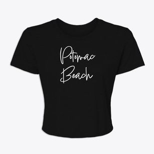 Potomac Beach Virginia Freestyle Women's Crop Top