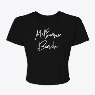 Melbourne Beach Florida Freestyle Women's Crop Top