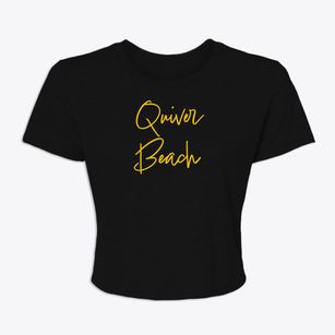 Quiver Beach Illinois Freestyle Women's Crop Top