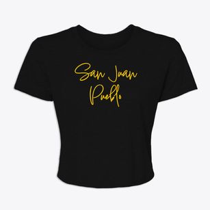 San Juan Pueblo New Mexico Freestyle Women's Crop Top