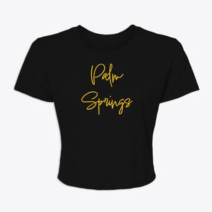Palm Springs California Freestyle Women's Crop Top