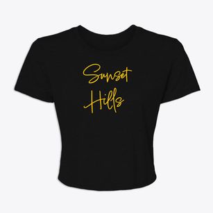 Sunset Hills Missouri Freestyle Women's Crop Top
