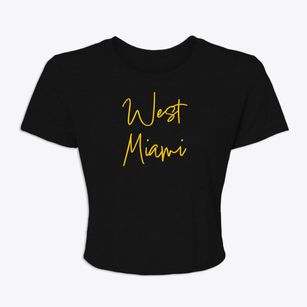 West Miami Florida Freestyle Women's Crop Top