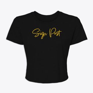 Sign Post Virginia Freestyle Women's Crop Top