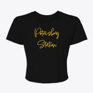 Petersburg Station Iowa Freestyle Women's Crop Top