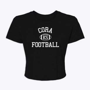 Cora Kansas Football Women's Crop Top