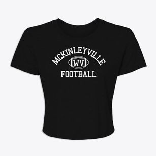Mckinleyville West Virginia Football Women's Crop Top