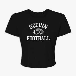 O'quinn Texas Football Women's Crop Top