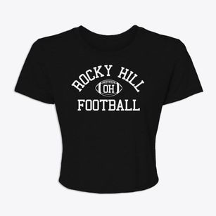 Rocky Hill Ohio Football Women's Crop Top