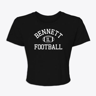 Bennett Illinois Football Women's Crop Top