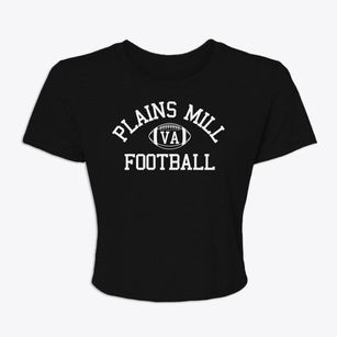 Plains Mill Virginia Football Women's Crop Top