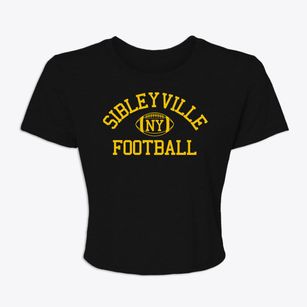 Sibleyville New York Football Women's Crop Top