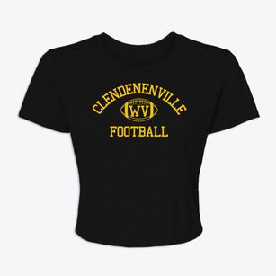 Clendenenville West Virginia Football Women's Crop Top