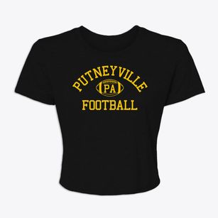 Putneyville Pennsylvania Football Women's Crop Top