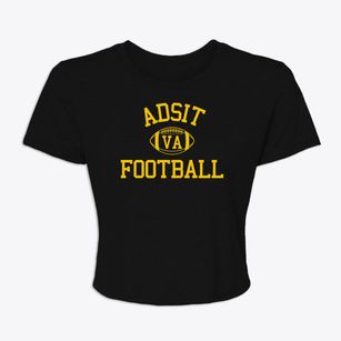 Adsit Virginia Football Women's Crop Top