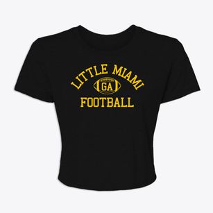 Little Miami Georgia Football Women's Crop Top