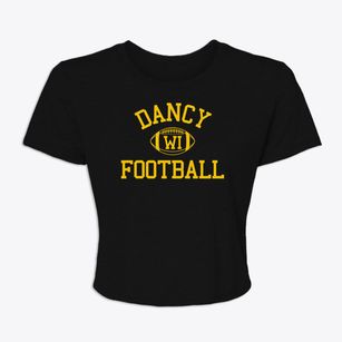 Dancy Wisconsin Football Women's Crop Top