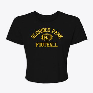Eldridge Park New Jersey Football Women's Crop Top
