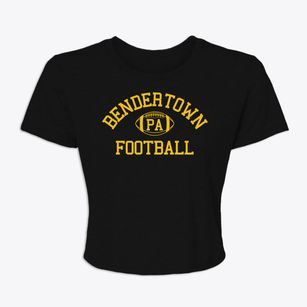 Bendertown Pennsylvania Football Women's Crop Top