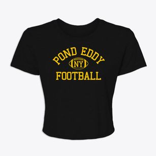 Pond Eddy New York Football Women's Crop Top