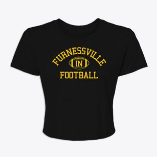 Furnessville Indiana Football Women's Crop Top