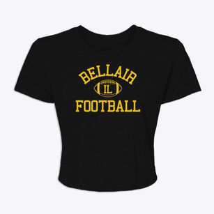 Bellair Illinois Football Women's Crop Top