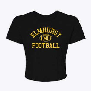 Elmhurst Michigan Football Women's Crop Top