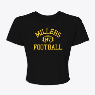 Millers Nevada Football Women's Crop Top