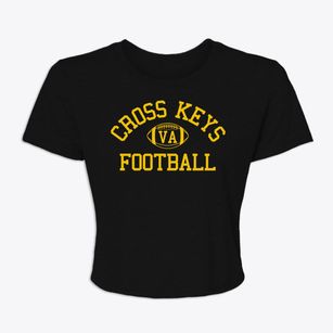Cross Keys Virginia Football Women's Crop Top