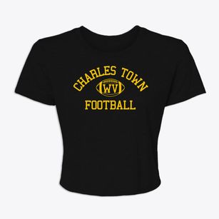 Charles Town West Virginia Football Women's Crop Top