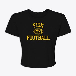 Fisk Texas Football Women's Crop Top