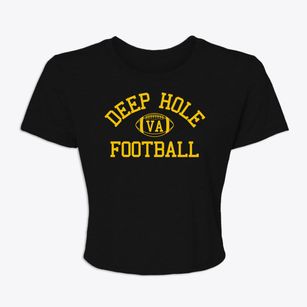 Deep Hole Virginia Football Women's Crop Top