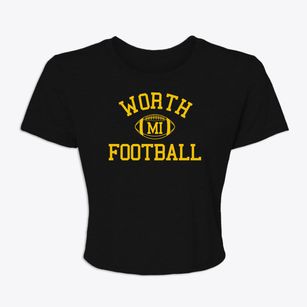 Worth Michigan Football Women's Crop Top