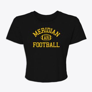 Meridian Arkansas Football Women's Crop Top