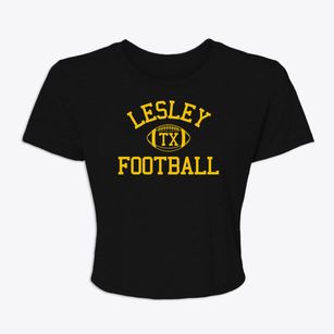 Lesley Texas Football Women's Crop Top