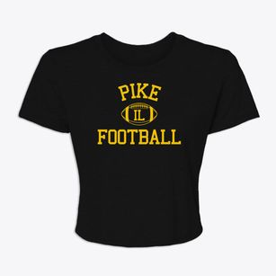 Pike Illinois Football Women's Crop Top