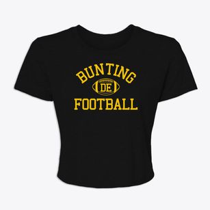 Bunting Delaware Football Women's Crop Top