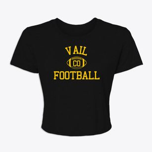 Vail Colorado Football Women's Crop Top