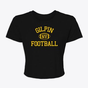Gilpin Nevada Football Women's Crop Top