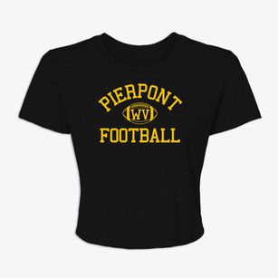 Pierpont West Virginia Football Women's Crop Top