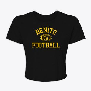 Benito California Football Women's Crop Top