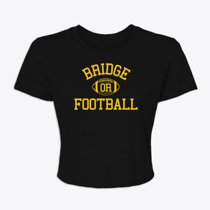 Bridge Oregon Football Women's Crop Top