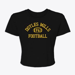 Doyles Mills Pennsylvania Football Women's Crop Top