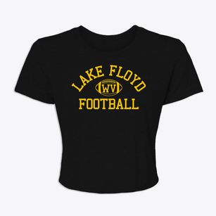 Lake Floyd West Virginia Football Women's Crop Top