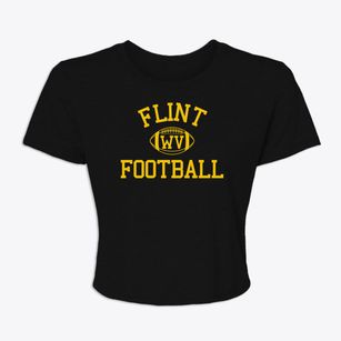 Flint West Virginia Football Women's Crop Top