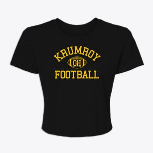 Krumroy Ohio Football Women's Crop Top