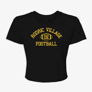 Rodric Village Delaware Football Women's Crop Top