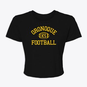 Oronoque Kansas Football Women's Crop Top